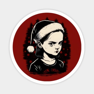 Christmas Wednesday Addams Magnet